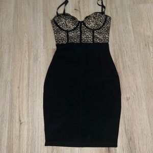 Elegant Black Lace Dress
